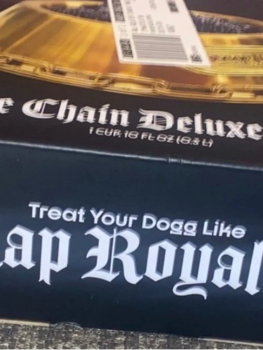 Off The Chain Deluxe Pet Bowl - Snoop Dogg Doggie Doggs Gold
